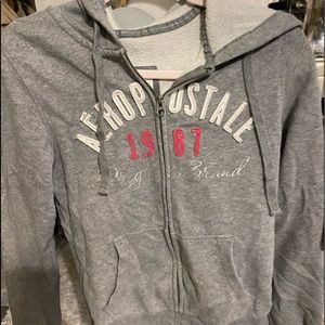 Grey Aeropostale Sweatshirt/ Hoodie size large
